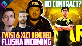 CSGO | Fnatic Bench Xizt/Twist for Flusha, Xantares Has Contract, Furia Academy and OLD CLOUD9