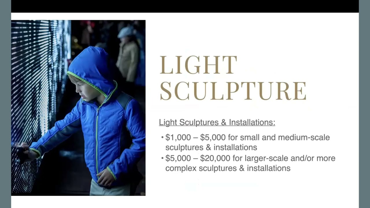 Temporary Light Art Calls Presentation Video