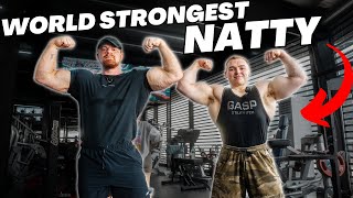 Back and Biceps with the Strongest Natty on Earth.