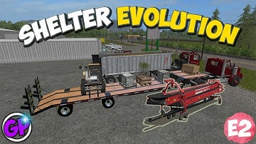 [FS17] Shelter Evolution - Loading the Trucks | Season 1 | Episode 2 | Farming Simulator 17