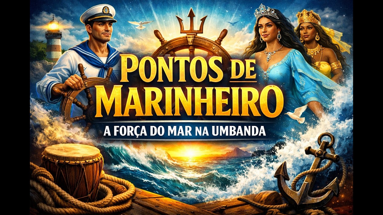 53 PONTOS DE MARINHEIRO NA UMBANDA 🌊⚓ | ATABAQUE, AGOGÔ E PALMAS | LINHA DAS ÁGUAS