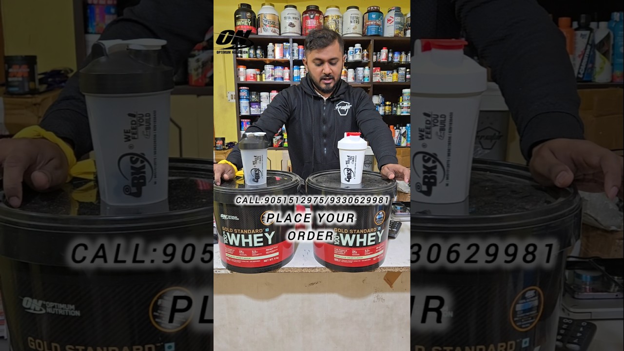 Optimum Nutrition Whey / Best Protein powder for muscle building / Best supplements store in Kolkata