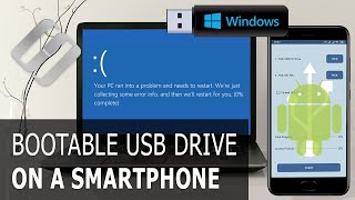 how to create a bootable usb drive for windows on an android smartphone📱🛠️🖥️