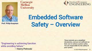 L26 01 Embedded Software Safety Overview Title