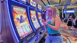 My Wife WON A JACKPOT HANDPAY At Aria Las Vegas! (MUST SEE SLOT PLAY)