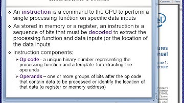 Chapter - 4 Instructions Part 1