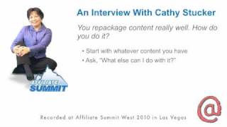 Article Marketing Interview with Cathy Stucker