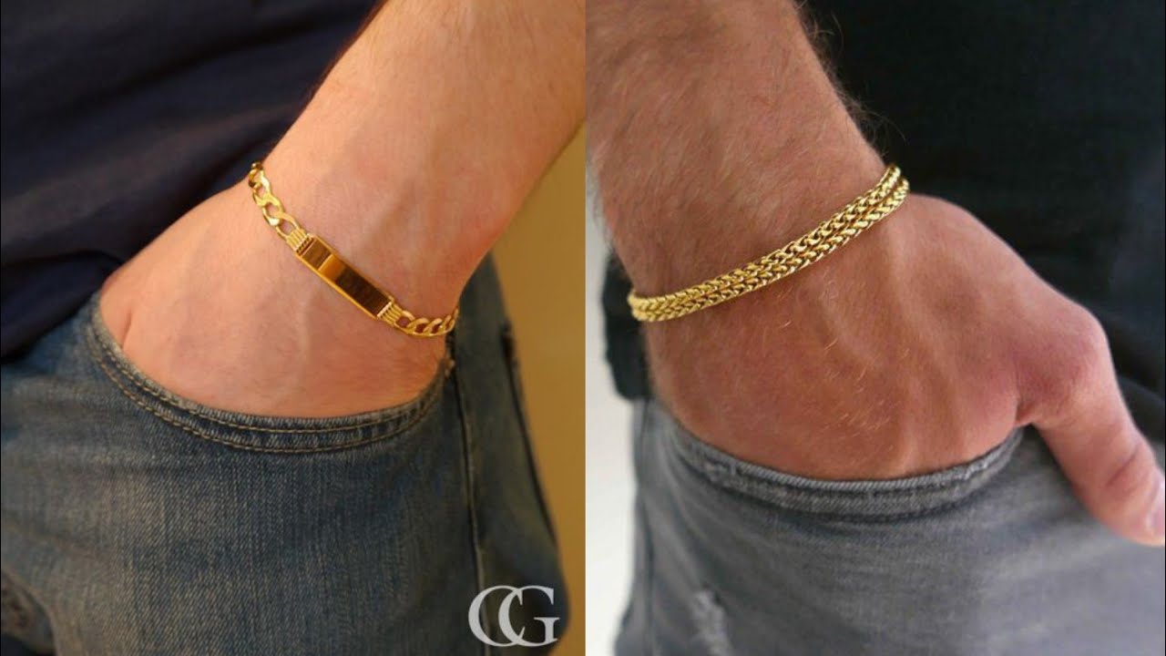 Nawabi High-Quality Eye-Catching Design Gold Plated Bracelet For Men -  Style C677, गोल्ड प्लेटेड ब्रेसलेट - Soni Fashion, Rajkot | ID:  2851949438373