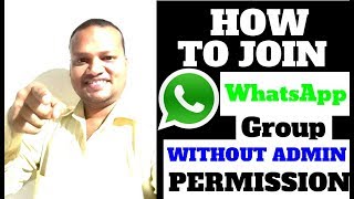 How To Join Whats app Group Without Admin Permission (Hindi) screenshot 2