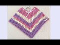 PONCHO A CROCHET PARA NIÑA - PASO A PASO - GANCHILLO