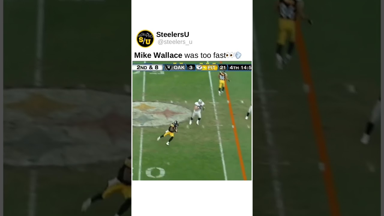 People forget how good Mike Wallace was on the Steelers…😮‍💨