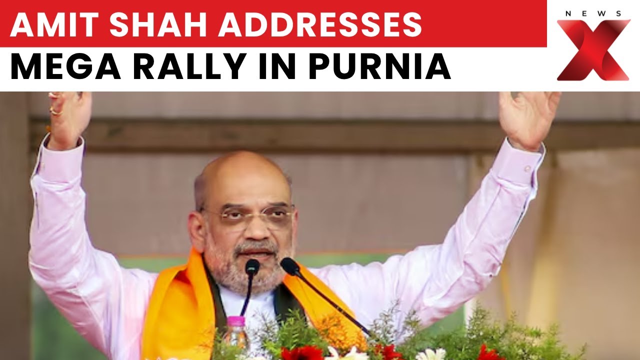 Amit Shah Addresses Massive Public Rally in Banmankhi, Purnia | Bihar Election