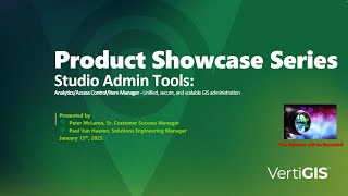 VertiGIS Studio Administrative Tools - Product Showcases