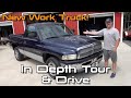 Check Out My "New" Work Truck!  2001 Dodge Ram ST In Depth Tour & Test Drive