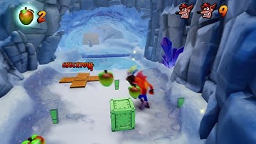 (3) Crash Bandicoot 2: N.Sane Trilogy Walkthrough - Snow Go (Crystal and Clear Gem)
