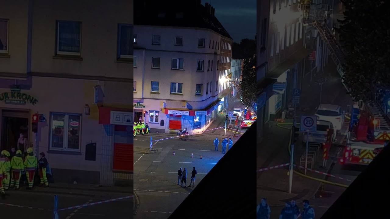 FEUERWEHR EINSATZ IN GELSENKIRCHEN ROTTHAUSEN WOHNHAUS-BRAND KARL-MEYER- STRASSE 06.08.2025 