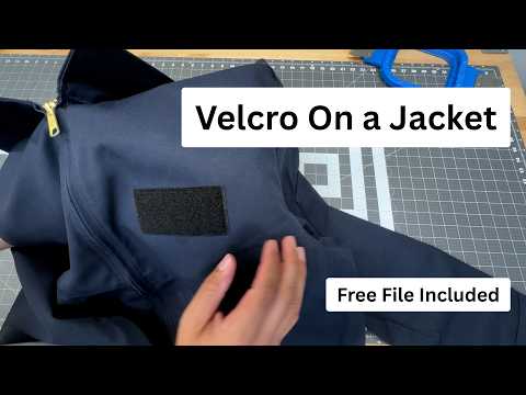 How to Embroider Velcro on a Jacket