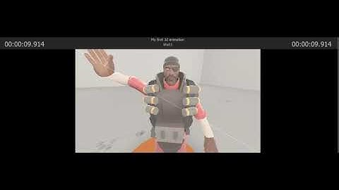 My first SFM animation/ first 3d animation