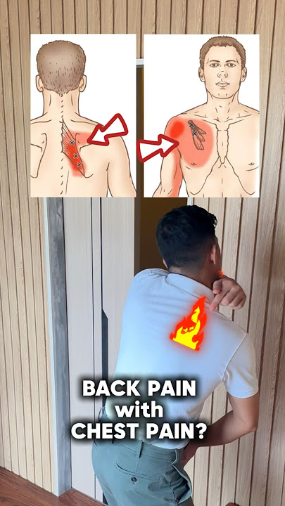 BACK PAIN WITH CHEST PAIN REMEDY!! FAST RELIEF 🔥🔥🔥#rhomboids #chestpain #viral