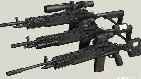 fallout4.blog.jp MOD Review - MK14 EBR New Reload Animation