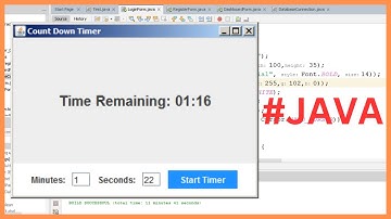 Java Project Tutorial - How To Create a CountDown Timer App In Java Netbeans [With Source Code]