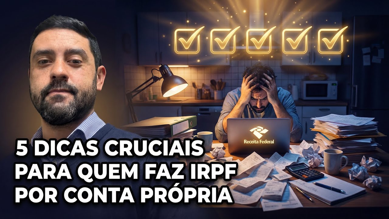 5 dicas CRUCIAIS para você que faz IMPOSTO DE RENDA por conta própria! ATUALIZADO