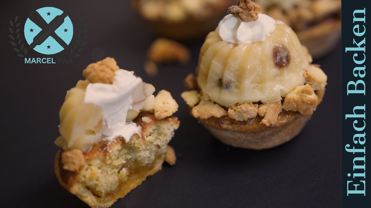 Apfel Crumble Tartelettes - Apfelkuchen mal anderes