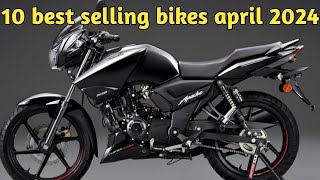 Top 10 selling bikes in april 2024 | 10 best selling two wheelers april 2023 | AV Auto Vlogs