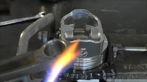 press fit wrist pin install