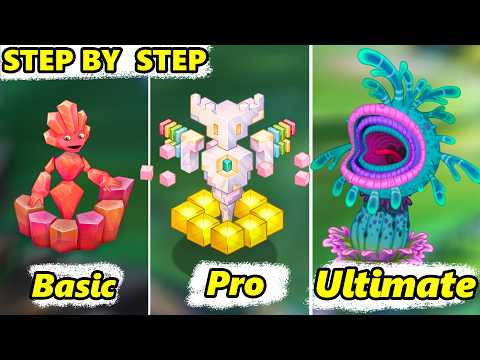 Crystal Islet Evolution: Step by Step and Full Song (My Singing Monsters)