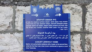 Jerusalem Sightseeing and History of Israel | German Colony Templar August Lendholt Home