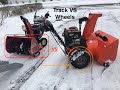 Track vs wheels snowblowers  which should you get