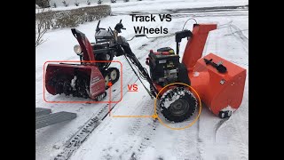 Track vs Wheels Snowblowers  Which should you get?