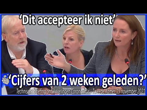 Fleur Agema 'Cijfers van 2 weken geleden? Er is een actuelere dataset' v Jaap van Dissel - Debat TK