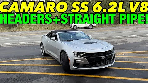 2018 Chevy Camaro SS 6.2L V8 w/ LONG TUBE HEADERS & STRAIGHT PIPES!