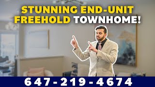 Homes in Milton Freehold Townhome End Unit Finished Basement House for Sale Home for sale