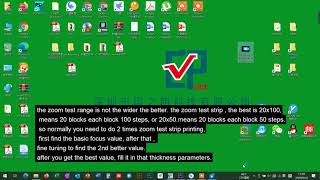 YINTECH MACHINE SETUP PARAMETERS FOR PLATE THICKNESS AND FOCUS VALUE