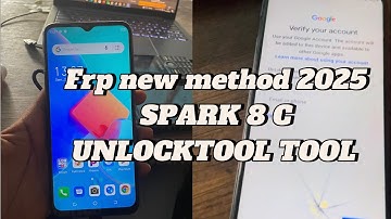 New FRP UNLOCKTOOL TECNO SPARK 8C (KG5j)