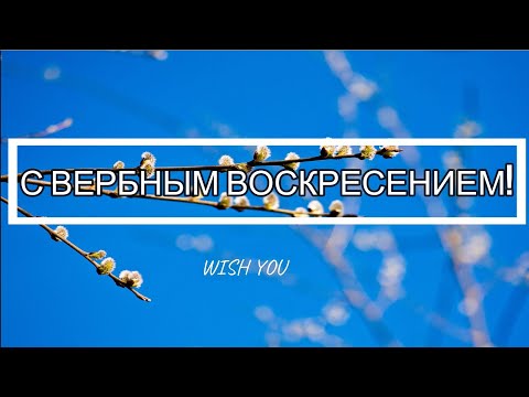 ⛅С Вербным Воскресеньем!