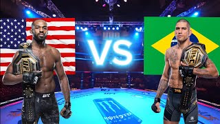 Jon Jones VS Alex Pereira Fighter Comparison