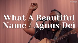 What A Beautiful Name x Agnus Dei - Travis Cottrell | Horizon Worship LIVE