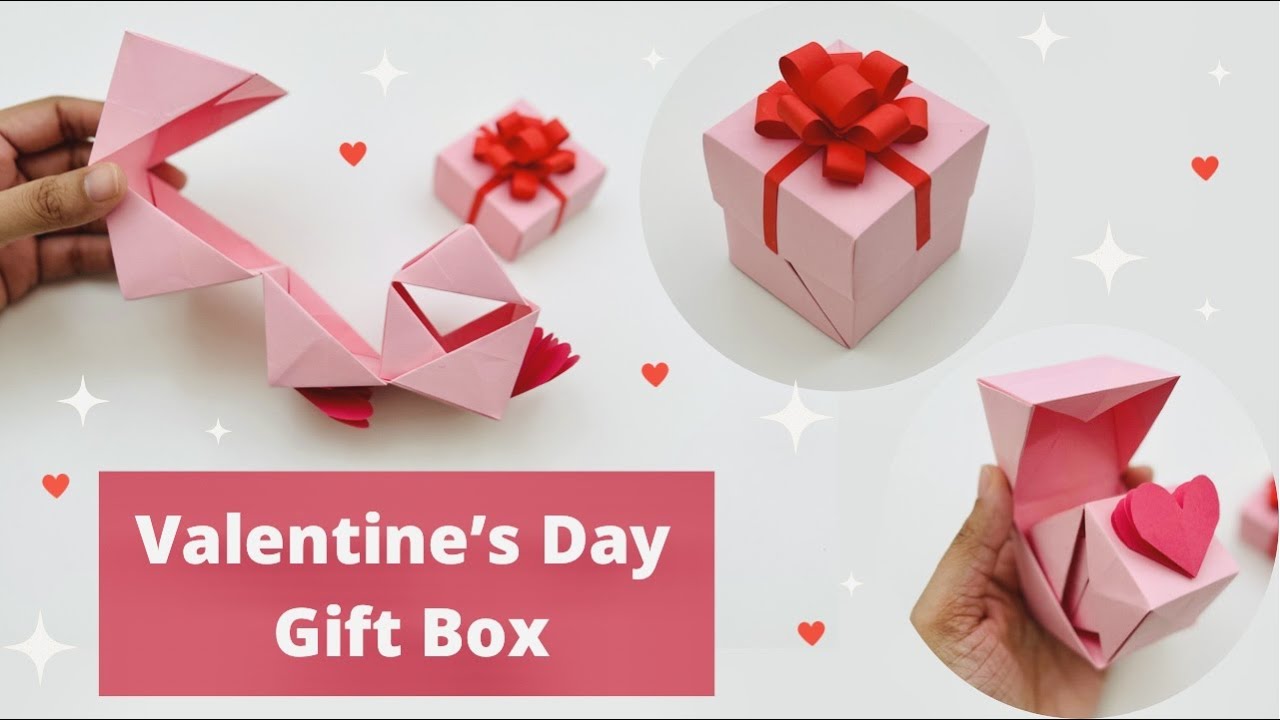 How To Make A Gift Box (Valentine's Day/Mother's Day) 