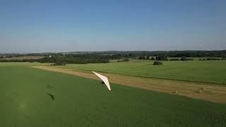Rogalo Take Off From Zdislavice Airfiled
