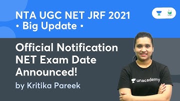 Official Notification | NET Exam Date Announced!! | by Kritika Pareek