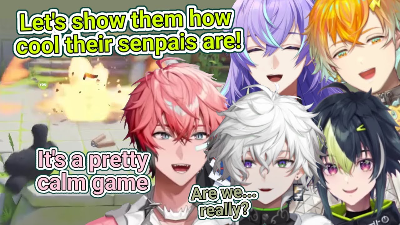 [Eng Sub] Heroes Being A Chaotic Mess In Party Animals (MECHATU-A/Nijisanji_Clip)