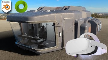 Inside My 3D Spaceship: Blender Design Enhanced in Omniverse VR