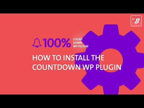 How to Install the WordPress Countdown Plugin