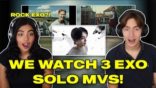 CHEN 'Arcadia' - CHANYEOL 'Upside Down' - SUHO 'Who Are You' Reaction | Couple Reacts to 3 EXO MVs
