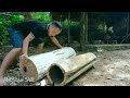 PRIMITIVE SKILLS: Make a new Forge Bellows to replace the old one, Wilderness Alone (ep 175)