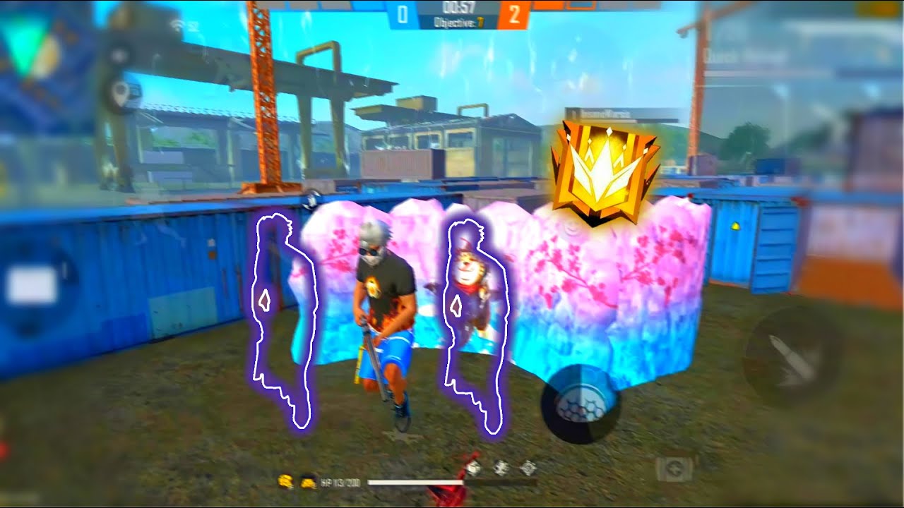 Ruok FF🖥 + White FF📱 = Warsis FF👽💕 [Hud 4 fingers] Galaxy A30